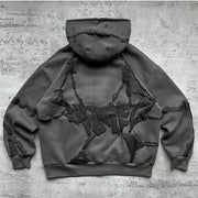 Y2K Style Streetwear Zip Hoodie for Men and Women