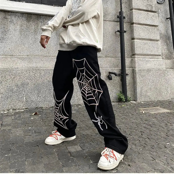 Y2K Anime Oversized Techwear Sweatpants for Men 2023