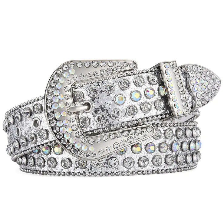 Y2K Punk Rock Style Studded Leather Belt for Men